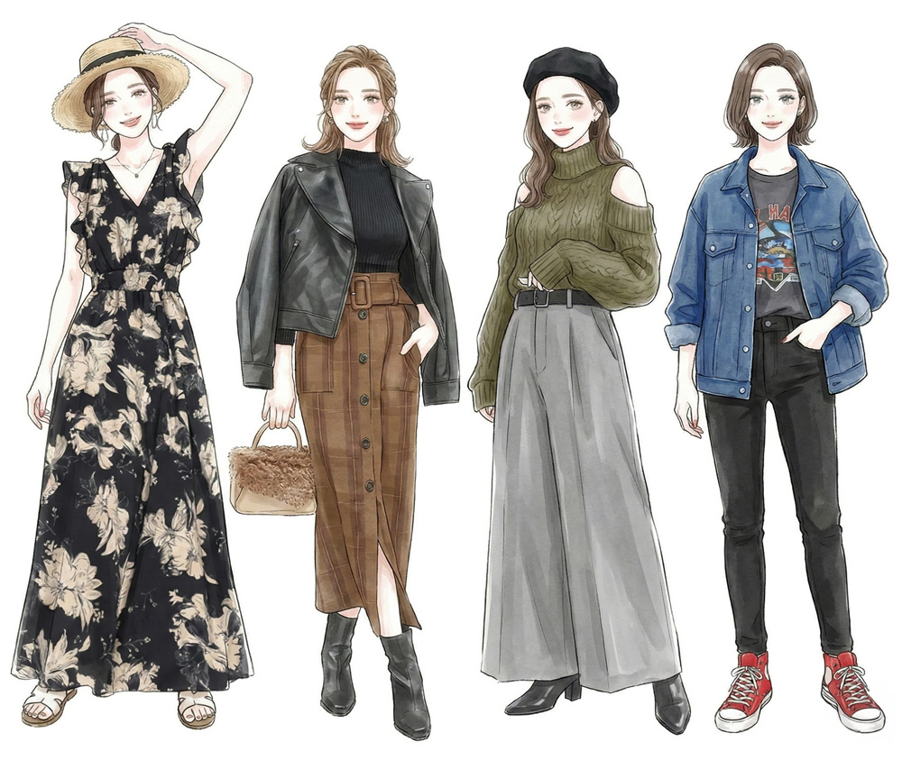 おしゃれ番長！個性派タイプ